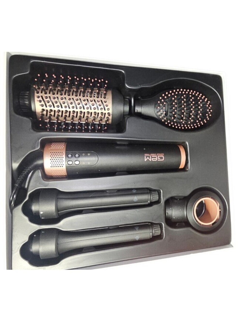 Gem 5 In 1 Air Flow Blow Out Kit Interchangeable Styling Tools NEW Open Box - Picture 5 of 5